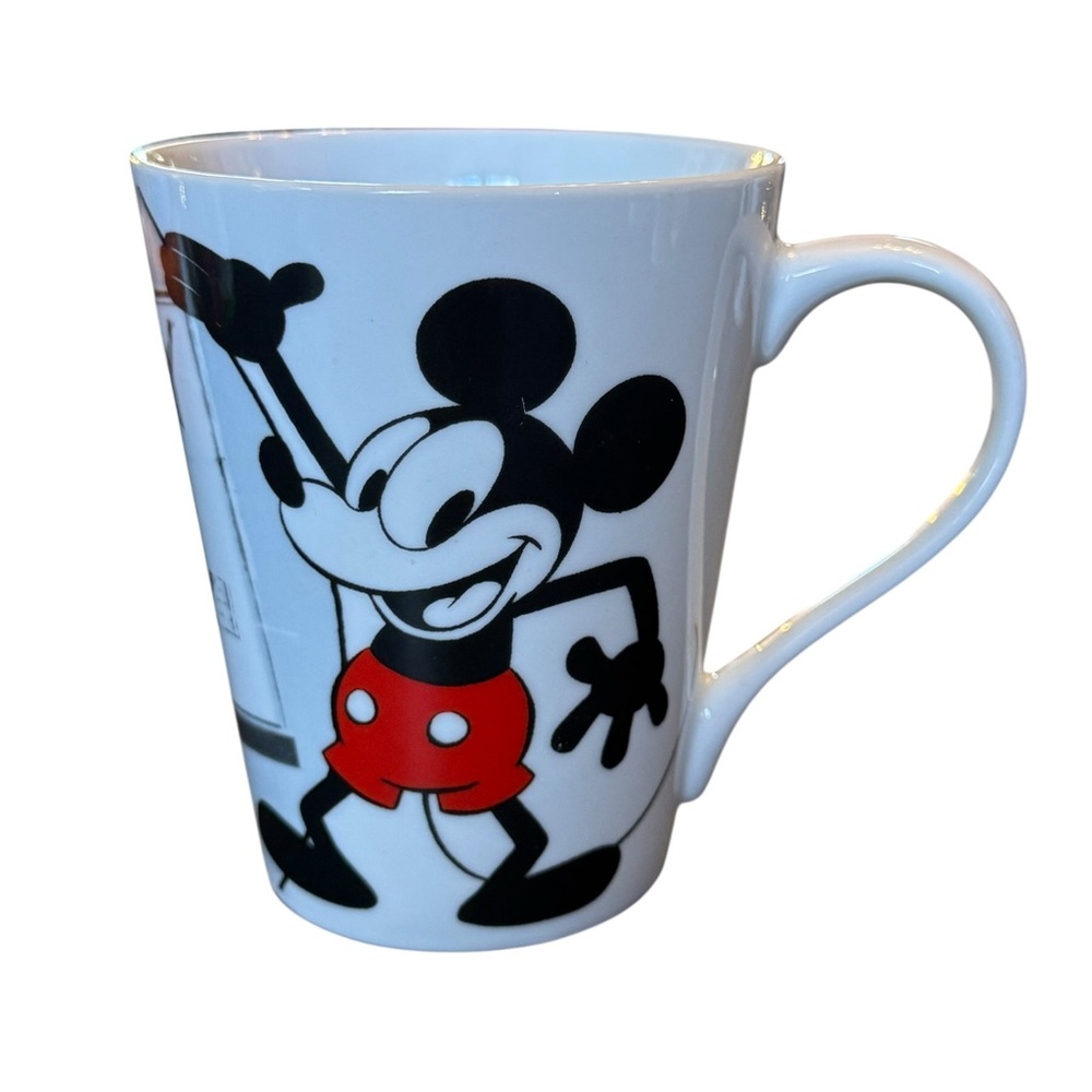 Disney Mickey Mouse Mug in White and Red - Picture 1 of 7